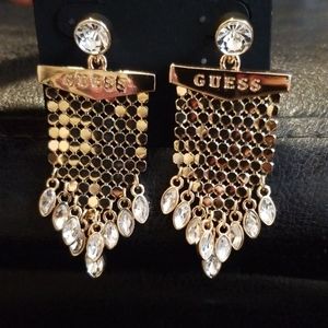 Guess dangling earrings